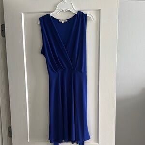 Rolla Coster Blue Tie Front Mini Dress